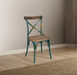 Five Star Furniture - Zaire Antique Turquoise & Antique Oak Side Chair (1Pc) image