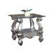 Five Star Furniture - Versailles Antique Platinum & Clear Glass End Table image