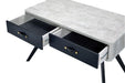 Five Star Furniture - Magna Faux Concrete & Black Desk image