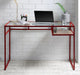 Five Star Furniture - Yasin Red & Glass Desk image