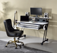 Five Star Furniture - Suitor White & Black Computer Desk image