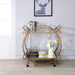Five Star Furniture - Traverse Champagne & Mirrored Serving Cart image