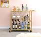 Five Star Furniture - Adamsen Champagne & Mirror Serving Cart image