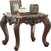 Five Star Furniture - Acme Furniture Devayne End Table in Marble/Dark Walnut 81687 image