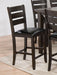 Five Star Furniture - Acme Furniture Urbana Counter Height Chair in Black and Espresso (Set of 2) 74633 image