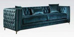 Five Star Furniture - Acme Gillian Sofa in Dark Teal Velvet 52790 image