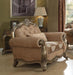 Five Star Furniture - Acme Ragenardus Chair with 1 Pillow in Fabric & Vintage Oak 56032 image