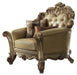 Five Star Furniture - Acme Vendome Chair w/ 2 Pillows in Gold Patina 53002 image