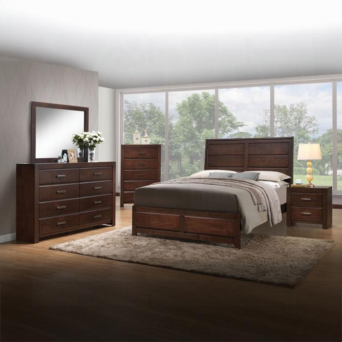 Five Star Furniture - Oberreit Walnut Queen Bed