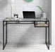 Five Star Furniture - Yasin Black & Glass Desk image