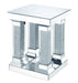 Five Star Furniture - Acme Furniture Caesia End Table in Mirrored/Faux Diamonds 87907 image