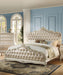 Five Star Furniture - Acme Chantelle Queen Bed with Button Tufted Panels in Pearl White 23540Q image