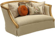 Five Star Furniture - Acme Furniture Daesha Loveseat in Tan Flannel & Antique Gold 50836 image