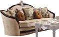 Five Star Furniture - Acme Furniture Ernestine Loveseat with 6 Pillows in Tan and Black 52111 image