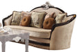 Five Star Furniture - Acme Furniture Ernestine Sofa with 7 Pillows in Tan and Black 52110 image