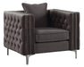 Five Star Furniture - Acme Furniture Gillian II Chair in Dark Gray 53389 image