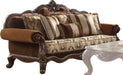 Five Star Furniture - Acme Furniture Jardena Sofa with 6 Pillows in Cherry Oak 50655 image