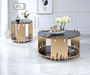 Five Star Furniture - Acme Furniture Tanquin End Table in Gold/Black 84492 image