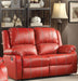 Five Star Furniture - Acme Furniture Zuriel Motion Loveseat in Red 52151 image