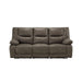 Five Star Furniture - Acme Harumi Power Motion Sofa in Gray Leather-Aire 54895 image