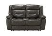 Five Star Furniture - Acme Imogen Power Motion Loveseat in Gray Leather-Aire 54806 image