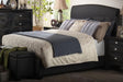 Five Star Furniture - Acme Ireland Full PU Panel Bed with Rounded Headboard in Black 14440F image