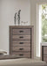 Five Star Furniture - Acme Lyndon 5-Drawer Chest in Weathered Gray Grain 26026 image