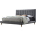 Five Star Furniture - Acme Valda King Upholstered Bed in Gray 24517EK image