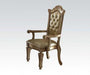 Five Star Furniture - Acme Vendome Arm Chair (Set of 2) in Gold Patina 63004 image