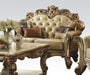 Five Star Furniture - Acme Vendome Loveseat w/ 3 Pillows in Gold Patina 53001 image