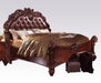 Five Star Furniture - Acme Vendome Queen Panel Bed with Button Tufted Headboard in Cherry 22000Q image