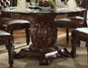 Five Star Furniture - Acme Vendome Single Pedestal Dining Table with 54" Tempered Glass Top in Cherry 62010 image