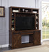 Five Star Furniture - Aksel Walnut Entertainment Center w/Fireplace image