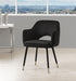 Five Star Furniture - Applewood Black Velvet & Gold Accent Chair image