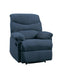 Five Star Furniture - Arcadia Blue Woven Fabric Recliner (Motion) image