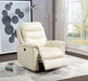 Five Star Furniture - Ava Beige Top Grain Leather Match Recliner (Power Motion) image