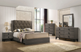 Five Star Furniture - Avantika Fabric & Rustic Gray Oak Queen Bed image