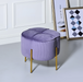 Five Star Furniture - Bergia Lavender Velvet Ottoman image