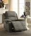 Five Star Furniture - Bina Gray Polished Microfiber Recliner (Motion) image