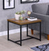 Five Star Furniture - Bob Weathered Oak & Black End Table image