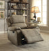 Five Star Furniture - Bina Taupe Polished Microfiber Recliner (Motion) image