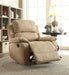 Five Star Furniture - Bina Light Brown Polished Microfiber Recliner (Motion) image