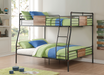 Five Star Furniture - Brantley Sandy Black & Dark Bronze Hand-Brushed Full XL/Queen Bunk Bed image