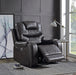 Five Star Furniture - Braylon Magnetite PU Recliner (Power Motion) image