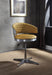 Five Star Furniture - Brancaster Turmeric Top Grain Leather & Chrome Adjustable Chair w/Swivel image