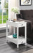 Five Star Furniture - Byzad White Side Table (USB Charging Dock) image