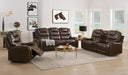 Five Star Furniture - Braylon Brown PU Love w/Console (Motion) image