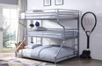 Five Star Furniture - Caius II Silver Bunk Bed (Triple Full/Twin/Queen) image