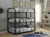 Five Star Furniture - Cairo Sandy Black Bunk Bed (Triple Full) image