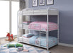 Five Star Furniture - Cairo White Bunk Bed (Triple Twin) image